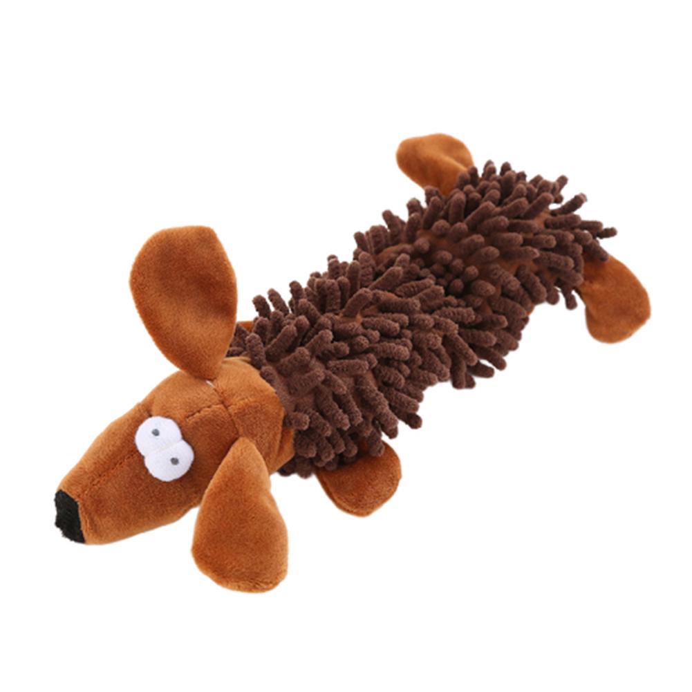 Плюшевая кукла в форме бегемота, собаки, свиньи, утки, интерактивная игра, жевание