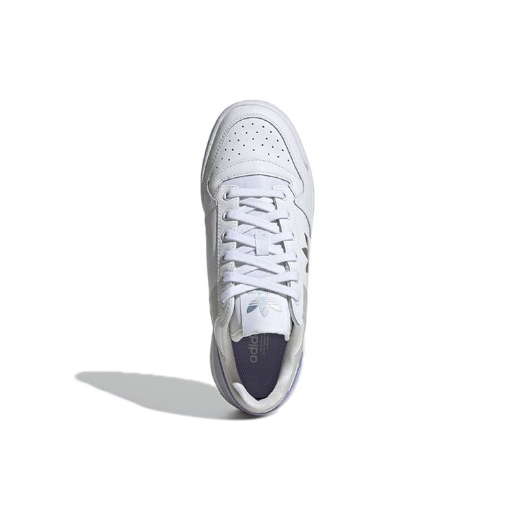 adidas Оригинальные кроссовки Originals Forum Bold с низким верхом Женские кроссовки Белые Фиолетовые GX5058
