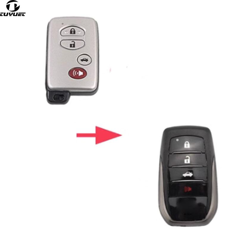 Modified Smart Remote Key Shell for Toyota Camry Prado Land Cruiser (Board 5290) With Emergency Key Blade