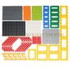 120PCS DIY Technical Parts 6 Colors Liftarm Thick Building Bricks Blocks Accessory Set Arm Beam Mechanical Bulk High-Tech Toys