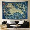 Lady And The Unicorn Tapestry Medieval Tapestry Wall Hanging Printed Home Decor Tapestries Background