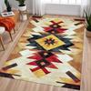 1pc Southwestern Rug, Aztec Tribal Area Rug, Geometric Native American Design Western Rug Washable Boho Rug Ethnic Area Carpet