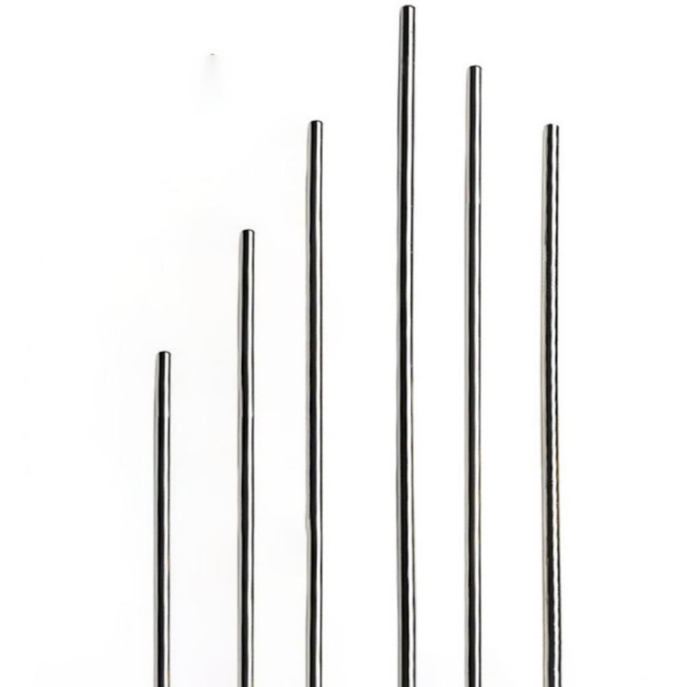 Diameter 6mm Stainless Steel Straws Bends Cold Drink Tube Reusable Metal Straw