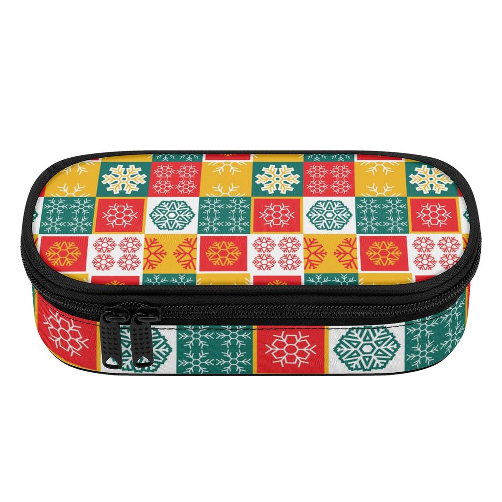 Pen Case Organized Storage Zipper Closure 300D Polyester with Main Compartment Mesh Pocket and Pen Slots for Teens and Students