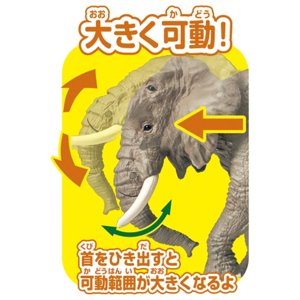 TAKARA TOMY Ania африканский слон животное динозавр игрушка возраст AS-02 (с апельсином) 3+