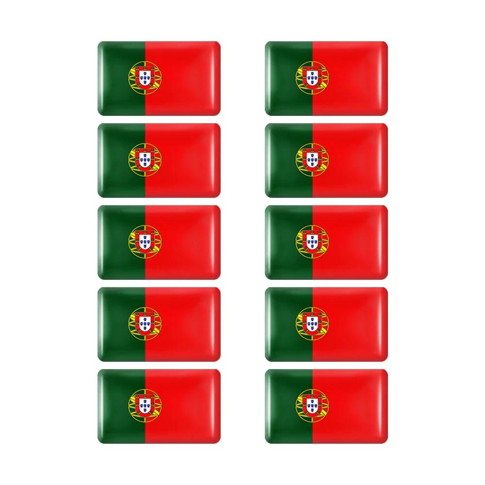 10 шт. Эпоксидные наклейки с флагами Наклейка для украшения салона автомобиля для Объединенных Арабских Эмиратов Таиланда Нидерландов России Бразилии Италии Значок