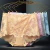 Sexy Lace Panties Women's Briefs Butt Lift Cotton Crotch Plus Size Boyshorts High Waist Underpants
