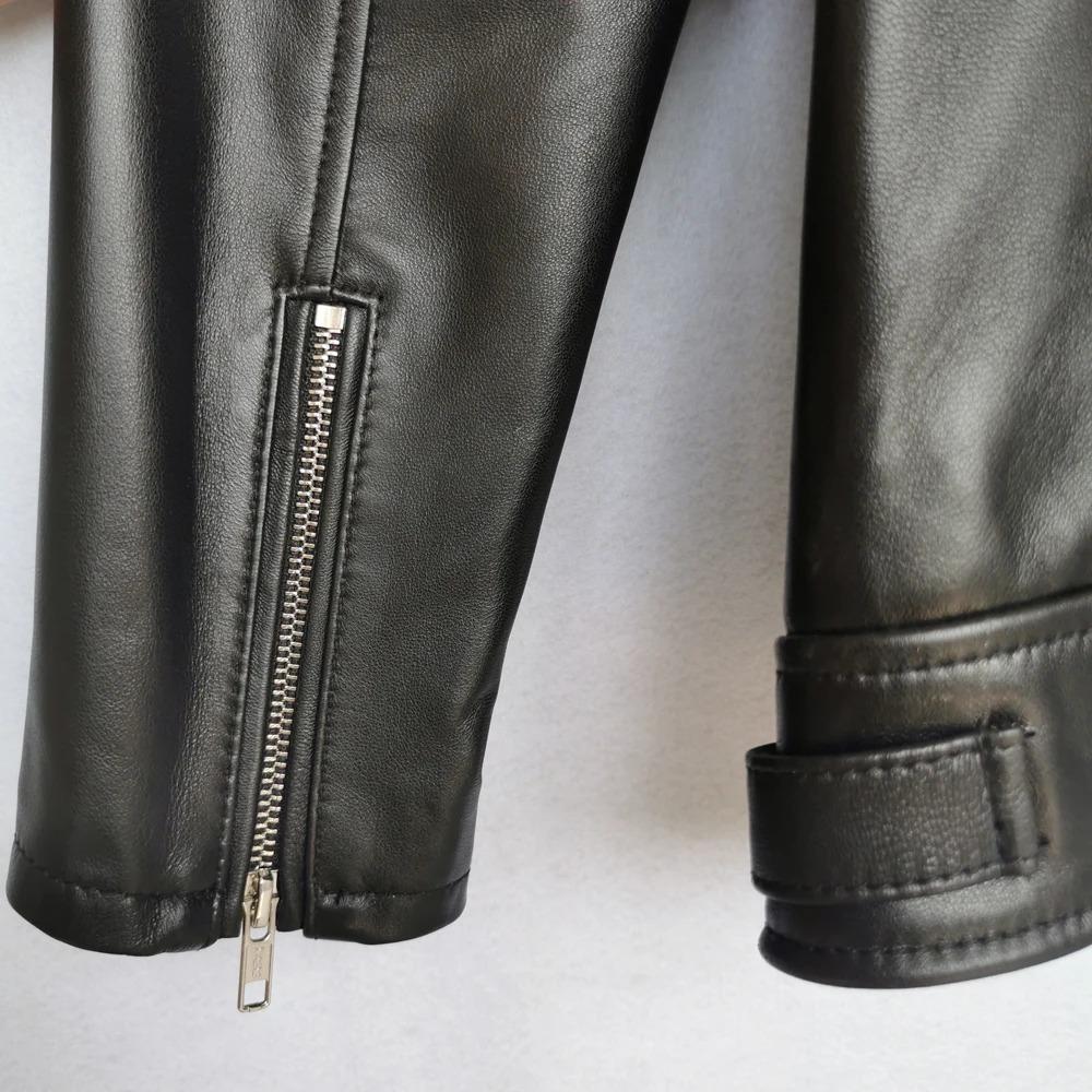 Maplesteed OVERSIZE женская кожаная куртка свободная 100% мягкая овчина женское пальто из натуральной кожи весна осень плюс размер M486