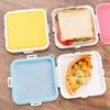 Portable Sandwich Toast Bento Box Reusable Silicone Sandwich Box Eco-Friendly Lunch Food Container Dinnerware Lunch Box