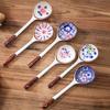 Heat-resistant Ceramic Soup Spoon Gift Set Japanese Style Ramen Miso Soup Spoon Present