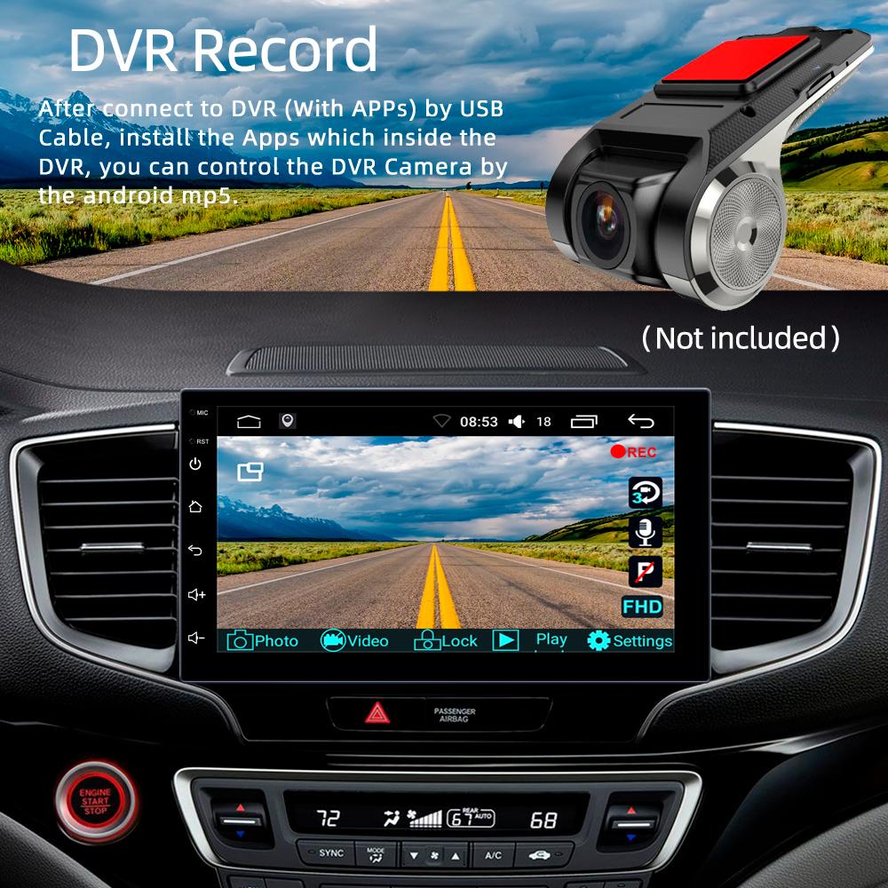 Reakosound 7 Inch 1 Din Android  Car Radio Autoradio GPS Navigation WIFI Car DVR Bluetooth FM Car MP5 Player Car Video Stereo USB Multimedia