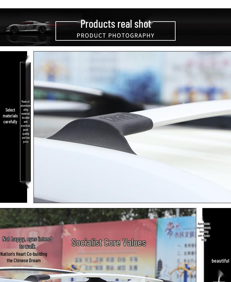 Ecosport BYD Yuan SUV and Sedan Roof Rack - Universal Crossbar for Travel and Luggage.