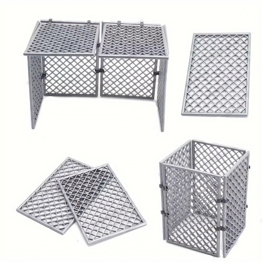 4 шт. MOC DIY База времен Второй мировой войны Колючая проволока Сетка Изоляционная сетка для города SWAT Конструктор Модель из кирпичиков Набор