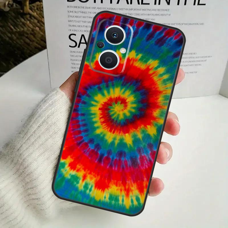 Психоделический чехол в стиле тай-дай для OPPO Reno 8T 4Z 5Z 8 10 11 Pro 4 5 6 7 Lite OPPO Find X6 Pro X3 X2 X5 Lite