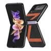 Тонкий защитный кожаный чехол с защитой от падения для Samsung Galaxy Z Flip4 5g Flip 4 Zflip4 Ультратонкий легкий складной чехол Funda
