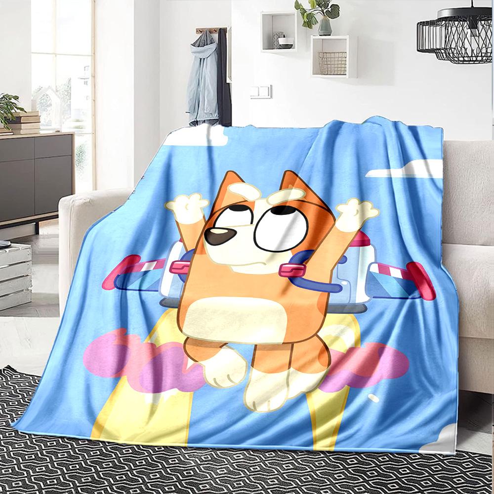 1pc B-Blucy Blanket, Gift, for Men and Women, Soft Blanket, Good for Sofa Bed Couch Travel, Lightweight Flannel Blanket