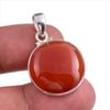 Натуральный Красный Оникс Драгоценный камень Ручной работы 925 Стерлинговое Серебро Ювелирная Подвеска 1,50'' r1j24