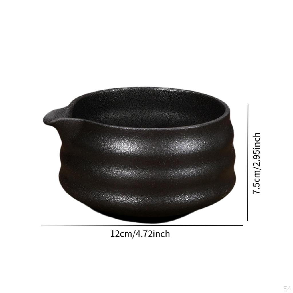 Керамическая чаша для матча, чашка для зеленого чая ручной работы с носиком для наливания, фарфор ручной работы