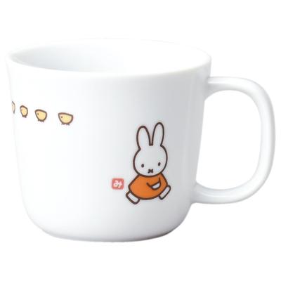 Dick Bruna Tableware Керамическая кружка Кружка Подходит для использования в микроволновой печи Можно мыть в посудомоечной машине Inglaze Kokko Parent and Child Сделано в Японии 417102 "Miffy" Детская