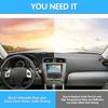 Brown Leather Non-Slip Dash Mat Dashboard Cover Dashmat For Lexus IS250 IS350