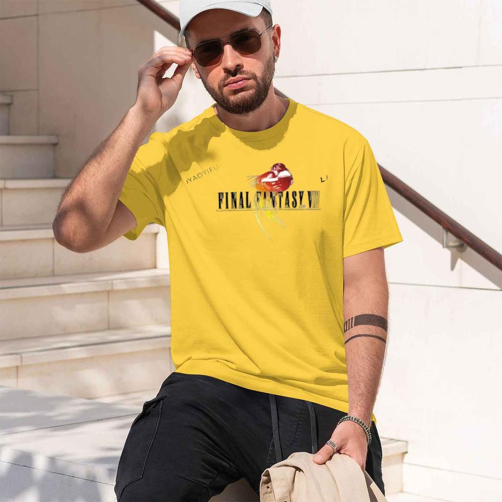 Casual Style T-Shirt Final Fantasy Vii Logo Design Summer Wear Gift For Gamers 2026 Model Short-sleeve crewneck TShirt