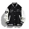 Down Jacket Men's Winter New Product Fashion Trend Baseball Collar Jacket Men's Splicing Contrasting Color White Duck Down Men's Clothing