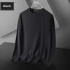 2024 Autumn Men’s and Women’s Long-Sleeve Solid Color Round Neck T-Shirts