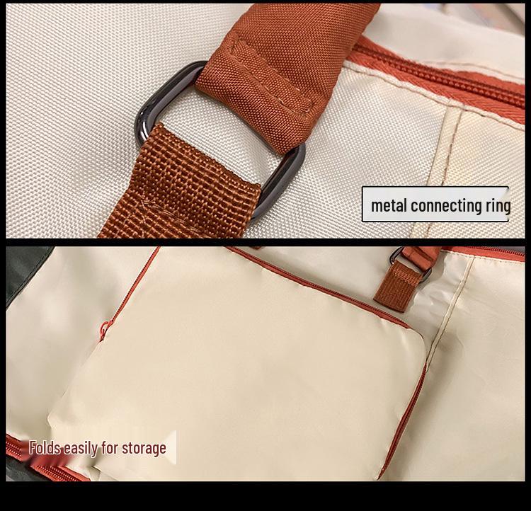 Expandable Lightweight Travel Bag with Wet/Dry Separation & Large Capacity - Foldable Sports, Fitness, & Yoga Bag