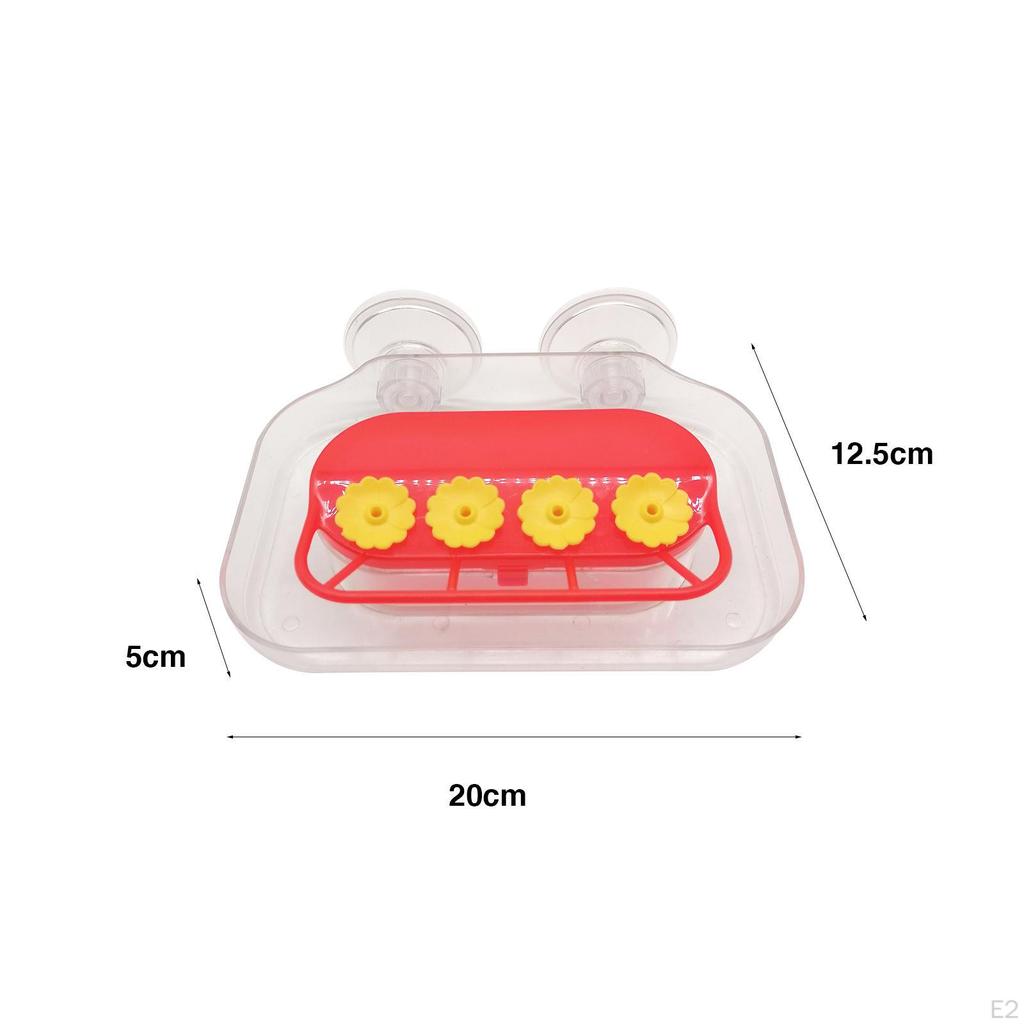 Кормушка для колибри на окно, кормушки для колибри, подвесные с присоской, поддоны для воды