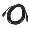 6 Pin DIN Cable Male to Male Plug and Play Sound Signal Connection DIN Extension Cord for Digital Device