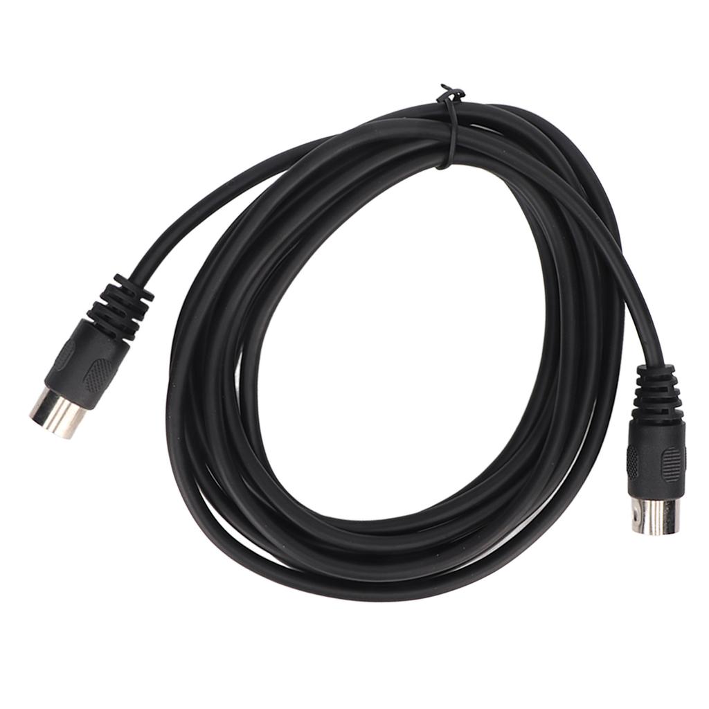 6 Pin DIN Cable Male to Male Plug and Play Sound Signal Connection DIN Extension Cord for Digital Device