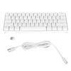 Игровая клавиатура HXSJ 61 клавиша с подсветкой RGB Портативная Три режима Беспроводная Эргономичная Механическая
