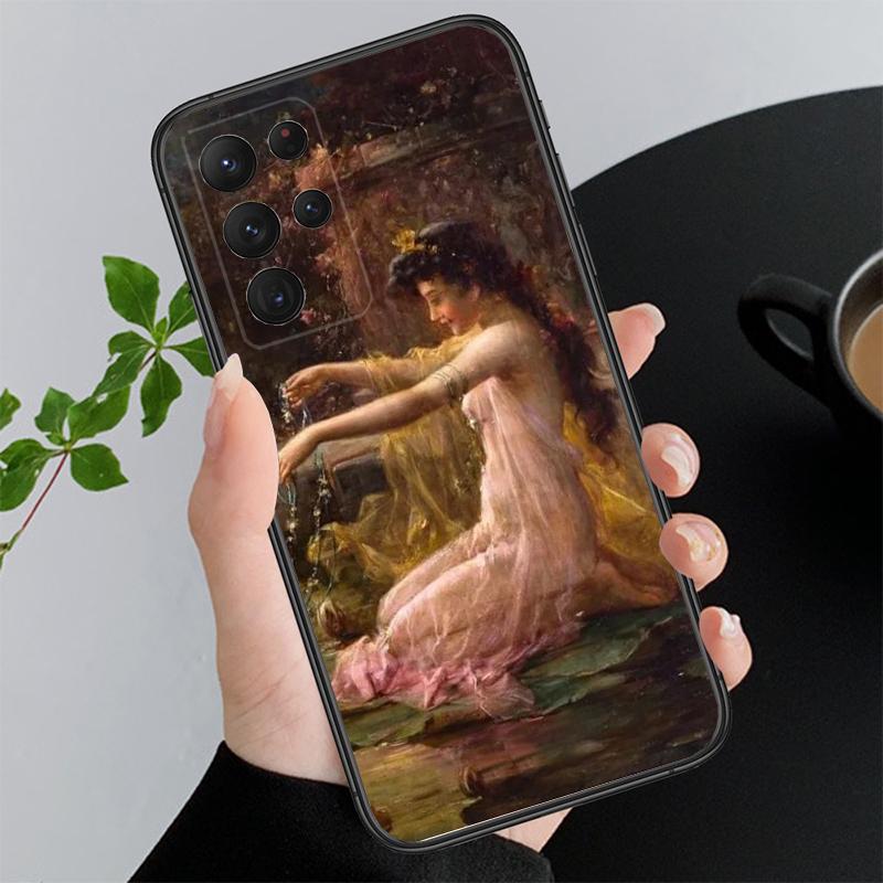 Чехол для телефона Renaissance art Painting для S24 S23 S22 S21 S20 Ultra S20 S22 S21 S23 S20 FE S24 Plus