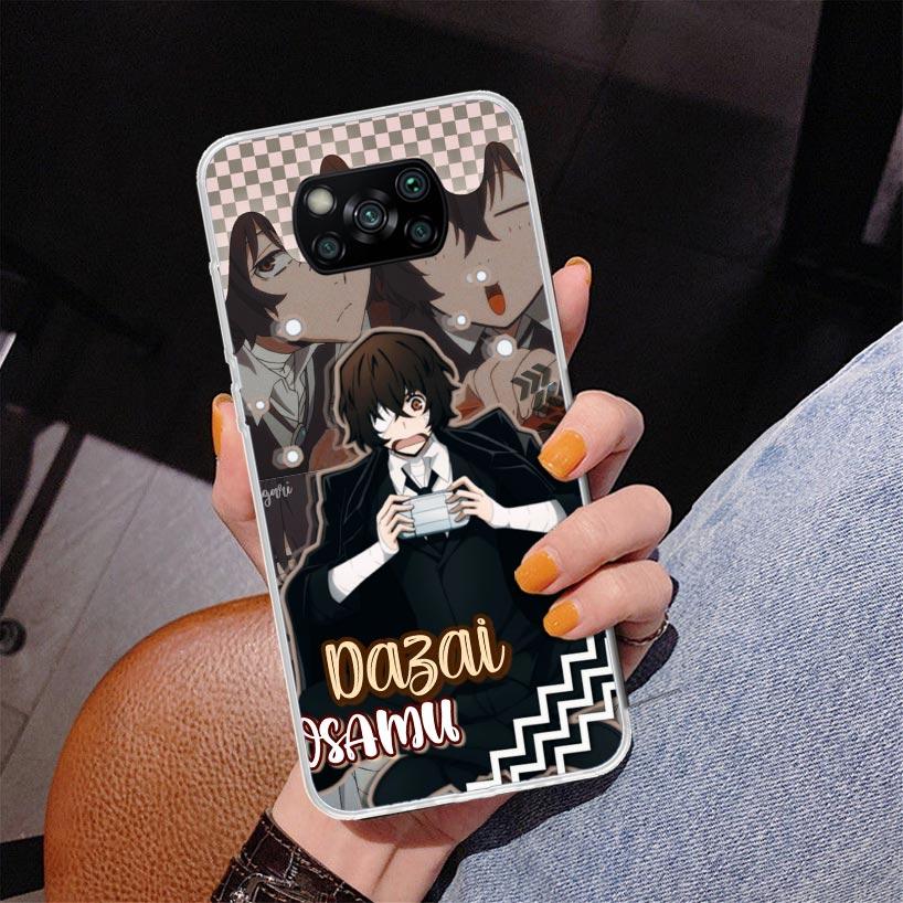 Bungo Stray Dogs Постер Аниме Чехол для Телефона Для Xiaomi Poco X7 X6 X5 Pro F7 Ultra Redmi 15C 15 13C 13 12C 12 10 10A 10C 9 9A 9C 9T
