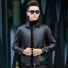 Men's Crocodile Pattern Sheepskin Leather Jacket