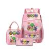New Rhythm Box Sprunki Music Game Schoolbag Backpack Pencil Case Three-piece Set Student Heat Transfer Backpack D