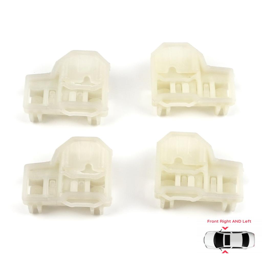 EWR46+EWR47 4 Pcs Window Regulator Guide Clips Front Left Right for  A4 B5 VW Polo 6N Passat B5 Skoda Superb MK1 8D0837462