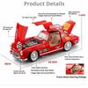 1:Масштаб 1:18 300SL 500K Модель Игрушка Винтажные Автомобили Сплав Литье под Давлением Двери Открываются Амортизация Звук Свет Симуляция Модели Транспортных Средств