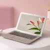1 шт. Зеркало Удобное зеркало для макияжа Милое мини-зеркало Забавное складное зеркало Модное в форме ноутбука Портативное Многоцветное