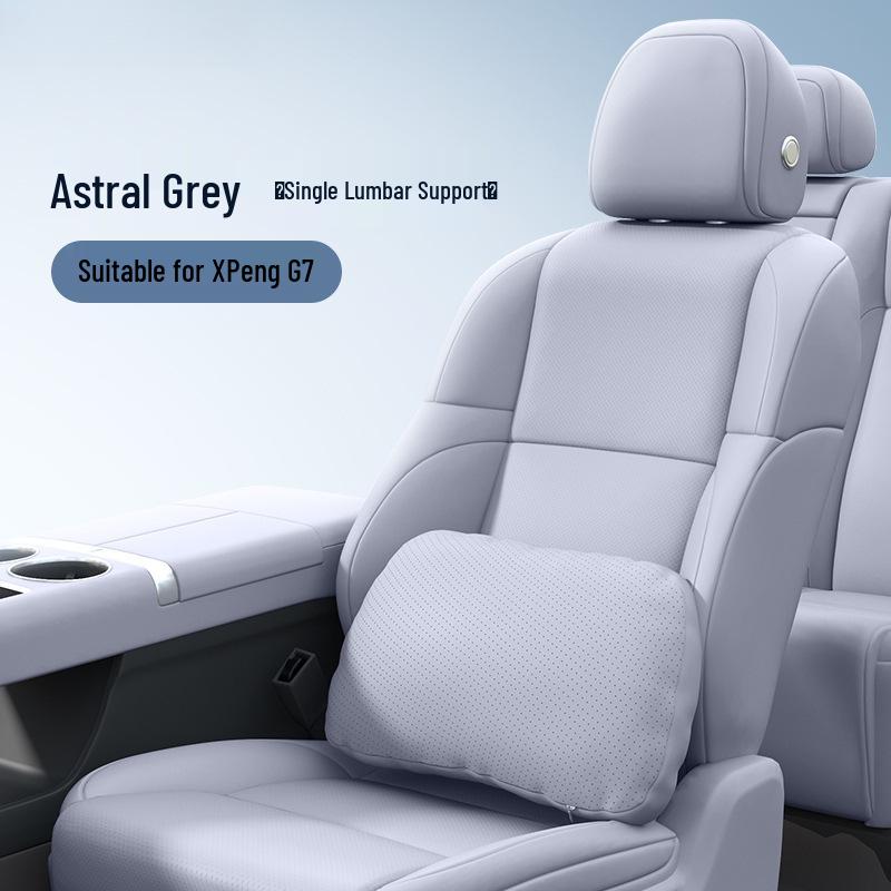 XPeng G7 Headrest Lumbar Support & Neck Pillow Set - Essential Car Accessories for Comfort & Interior Decoration.