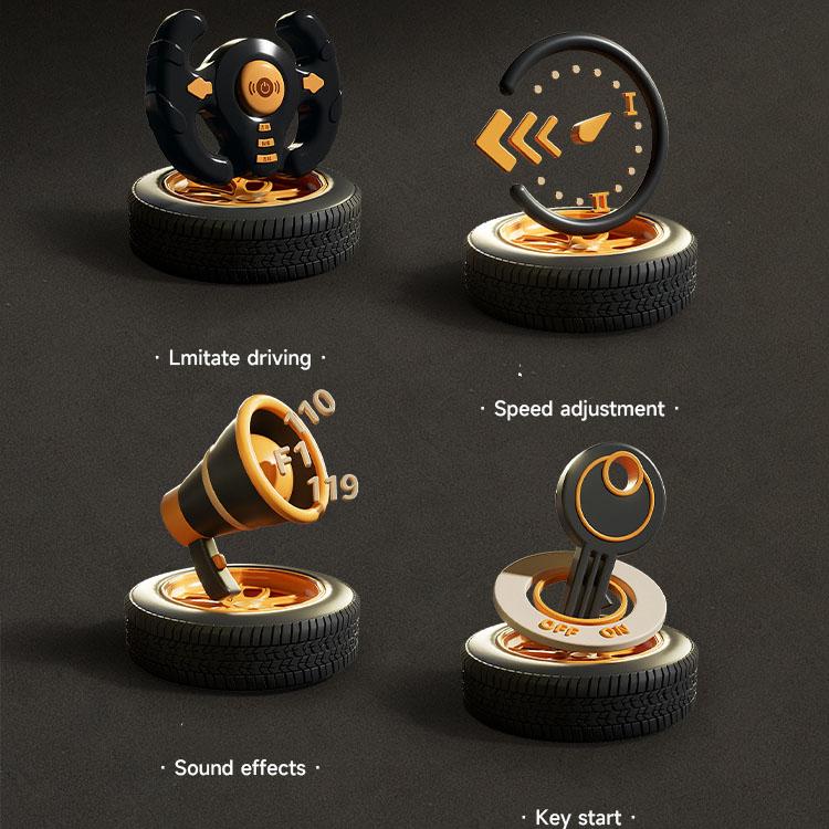 Новая детская гоночная игра-машина Breakout Adventure Puzzle Руль Игрушечные машинки Расширенные транспортные знания