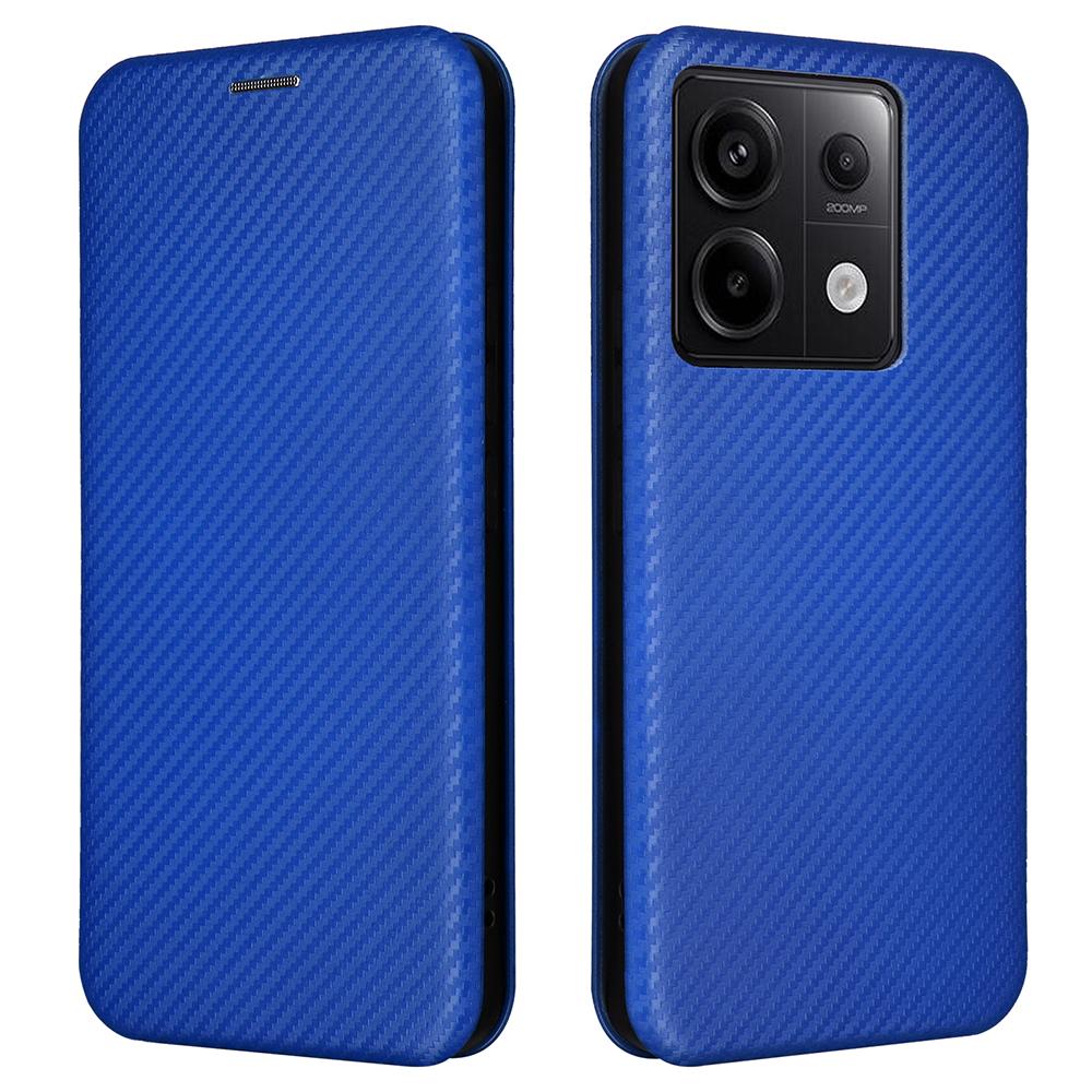 Для Xiaomi Redmi Note 13 5G/Note 13 5G (Китай) Чехол Текстура Углеродного Волокна Кожаный Чехол для Телефона