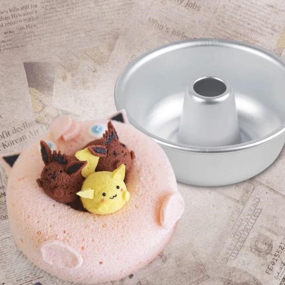 Hollow Pan Cake Tin Ring Donuts Mold Aluminum Ring Tools Cake Mold Pudding
