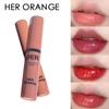 HER ORANGE ~ Shimmering Water Shine Mirror Lip Glaze Is Not Easy To Fall Off Into A Film of Water Light Feeling Glass Lip Gloss