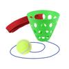 Eye Waist Coordination Swing Bucket Game Interactive Catch Balls Swinging Ball Game  Outdoor Toy