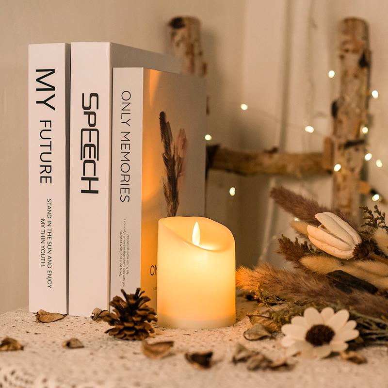 Electronic Candle Lights for Romantic Ambiance: Ideal for Proposals, Birthdays, and Confessions or as Buddhist Blessing Candles.