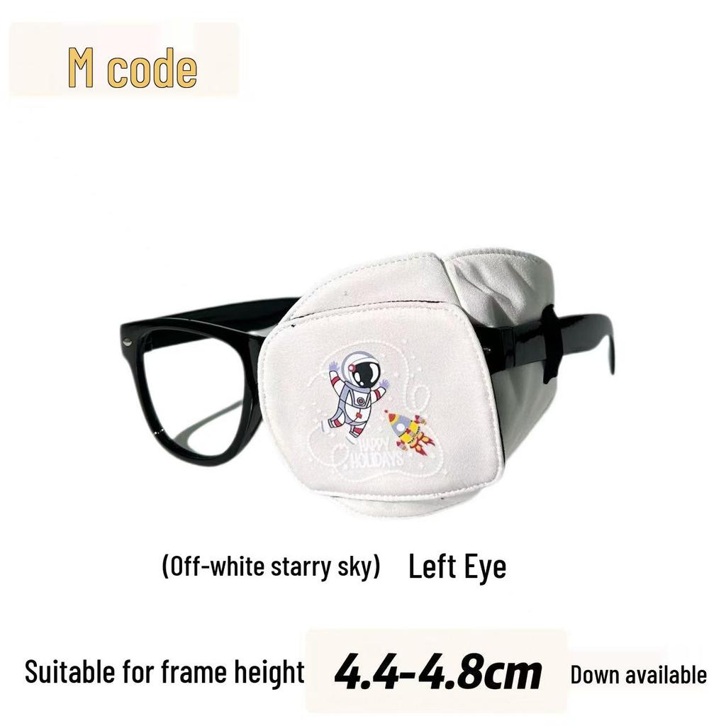 Детский патч для глаз из чистого хлопка при амблиопии для послеоперационных тренировок зрения и коррекции косоглазия/дальнозоркости