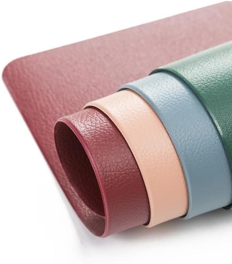 1/4/6 шт. черные квадратные салфетки из искусственной кожи, обеденный стол, коврик в скандинавском стиле, роскошные салфетки для кухни, подставки под чашки, подставка под вино