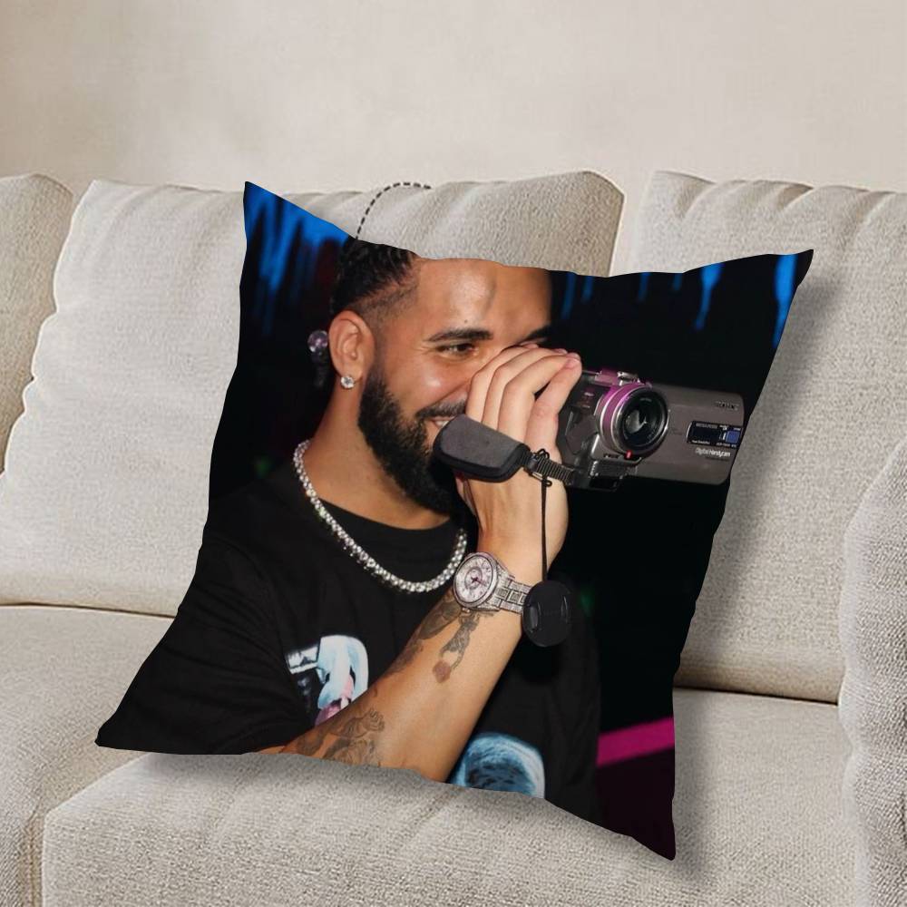 Крутая наволочка для подушки D-Drake OvO Rap, квадратная, двусторонняя печать, короткий плюш, чехол для диванной подушки, спальня, прикроватная подушка