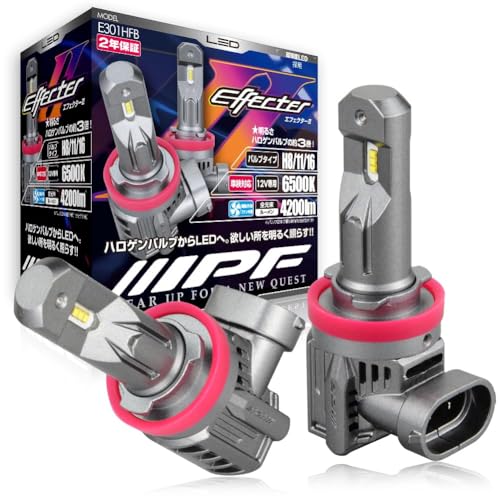 IPF Фары, Противотуманные фары, Светодиодные, Для автомобилей, H8/H11/H16, 4200 лм, 6500 К, Белый, Для 12 В,